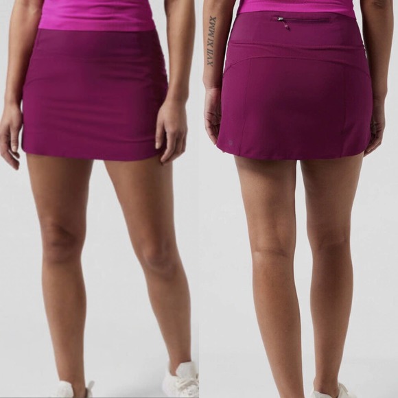 Athleta Pants - Athleta Run With It 16" Skort Fuchsia Pink Plus Size 2X